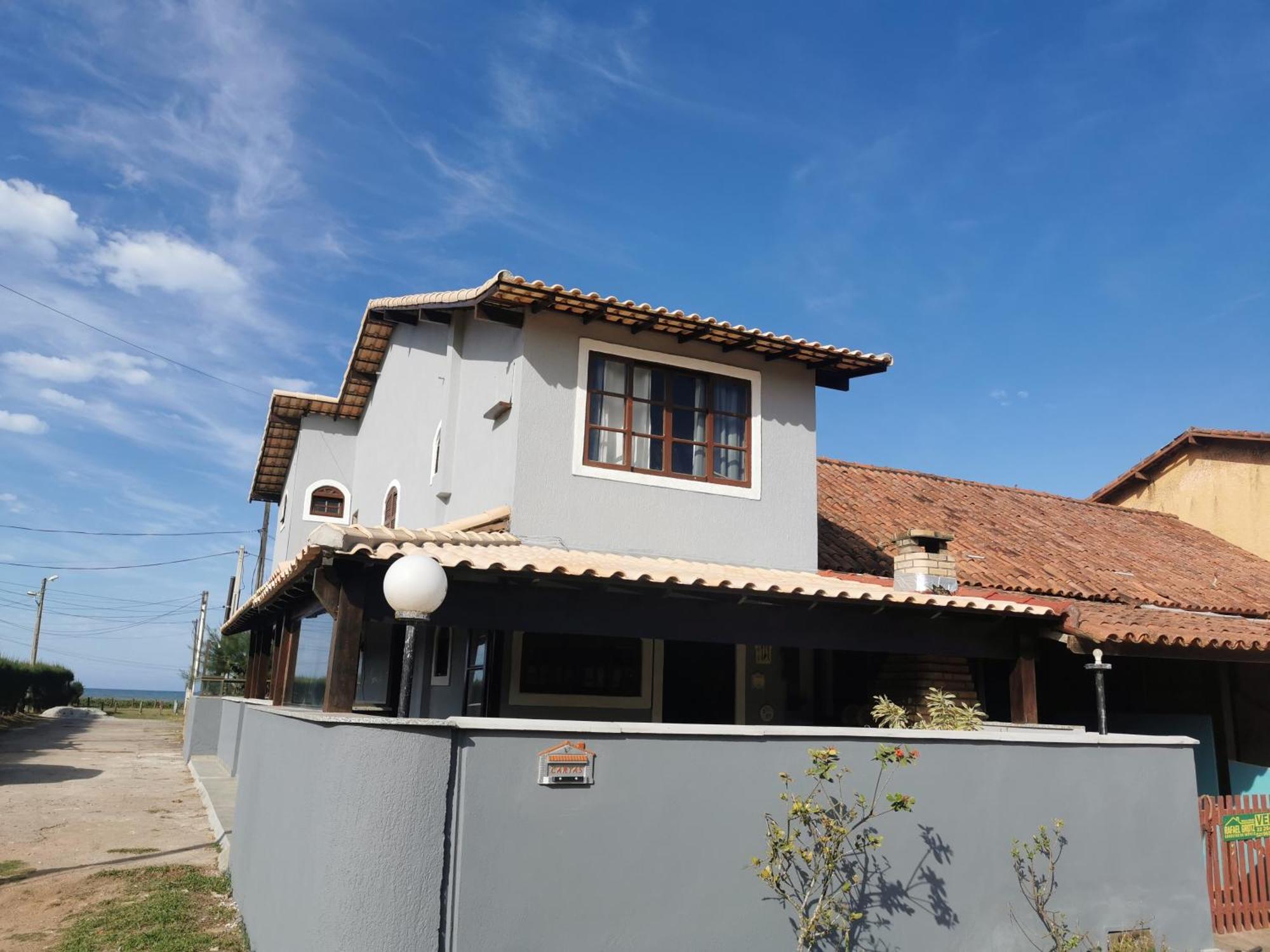 Casa Azul Na Praia Do Verao Vermelho Cabo Frio Esterno foto