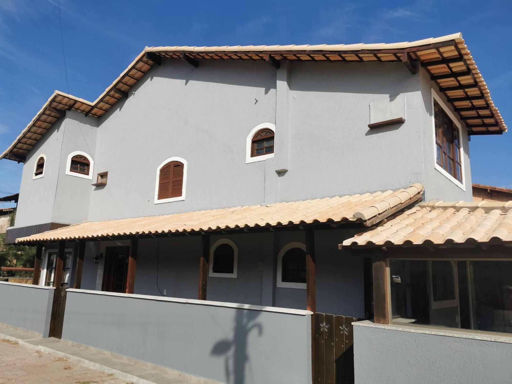 Casa Azul Na Praia Do Verao Vermelho Cabo Frio Esterno foto